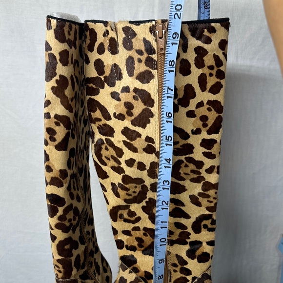 Antonio Melani Leopard Print Knee-High Boots Size 8.5 - Picture 7 of 17